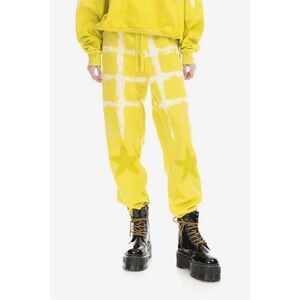 Vans X Collina Strada Size M Spray Paint Star Sweatpants Lime Green Neon Yellow